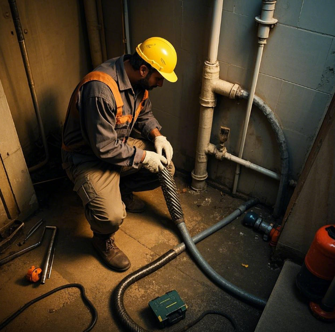 檢查水管是否有阻塞